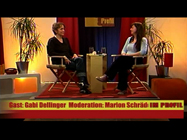 Gabi Dellinger im Interview mit Marion Schräder, Kanal21